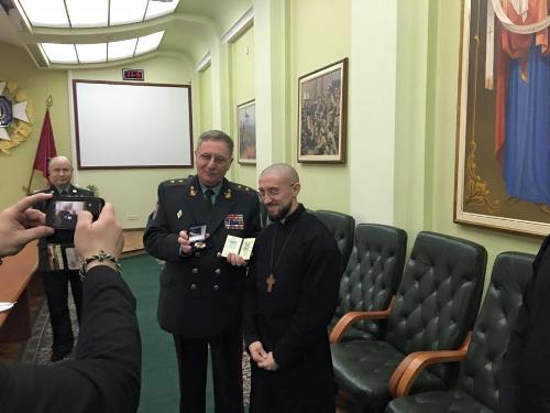 Капелана УГКЦ нагороджено орденом за заслуги перед Національною академією сухопутних військ.(ФОТО)